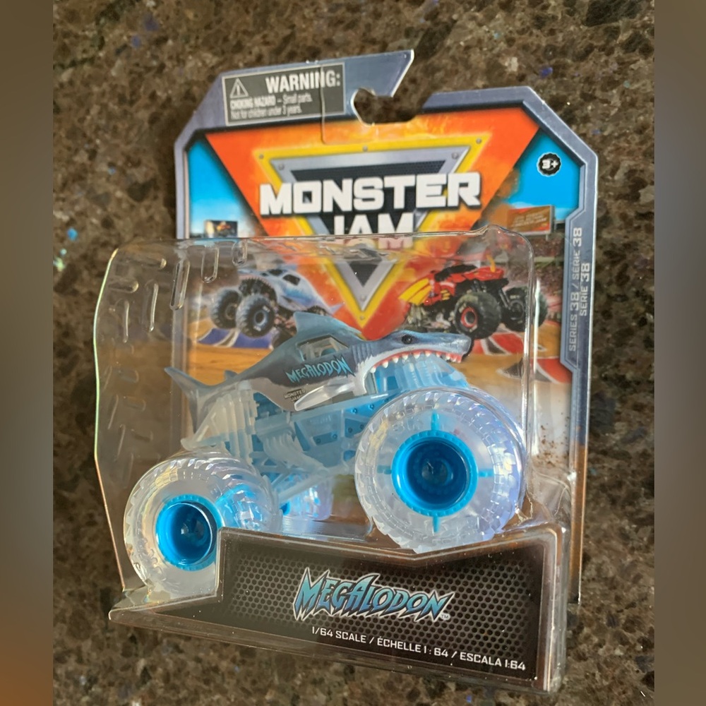 Monster Jam Series 38 Ghost Megalodon 1/64 Diecast